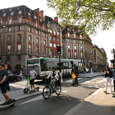 Rue de Paris, France. Paris, France